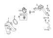2005 Chevy Silverado 2500 HD Water Pump Gasket Diagram - 94013304