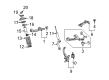 Chevy Trailblazer EXT Shock Absorber Diagram - 15098727