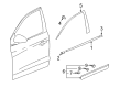 2014 Buick Enclave Door Moldings Diagram - 20782935