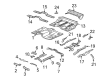 2007 Hummer H2 Floor Pan Diagram - 25910525