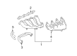 Pontiac Exhaust Heat Shield Diagram - 12583794
