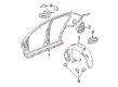 2008 Pontiac G5 Fender Splash Shield Diagram - 15241193