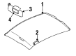 Pontiac Door Handle Diagram - 12512072