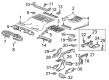 Cadillac XT4 Coil Spring Insulator Diagram - 22975451