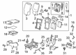 Chevy Silverado 2500 HD Seat Cushion Pad Diagram - 84879152