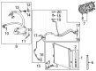 Cadillac XT4 A/C Clutch Diagram - 84554904