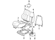 2002 Pontiac Firebird Seat Cushion Pad Diagram - 17908802