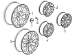 2022 GMC Yukon XL Spare Wheel Diagram - 84423416