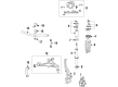 Cadillac Ride Height Sensor Diagram - 20829005