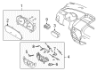 2007 Chevy Aveo Instrument Cluster Diagram - 96652521