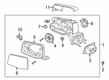 Chevy Silverado 1500 Mirror Cover Diagram - 84732185