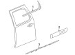 2012 Chevy Silverado 1500 Door Moldings Diagram - 20816996