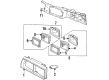 Oldsmobile Calais Headlight Diagram - 16501471