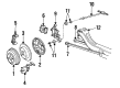 Saturn Brake Backing Plate Diagram - 21013315