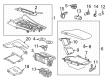 Cadillac Cup Holder Diagram - 84730897