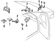 Chevy Lumina APV Air Bag Sensor Diagram - 16167635