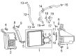 Cadillac CT6 Radiator Hose Diagram - 23486241