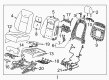 2022 Cadillac XT5 Seat Cushion Pad Diagram - 84613455