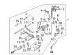 2005 Chevy Silverado 2500 HD Steering Angle Sensor Diagram - 26104070