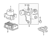Buick Enclave Wheel Speed Sensor Diagram - 13589518