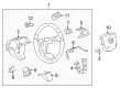 2014 Cadillac CTS Steering Wheel Diagram - 20821257