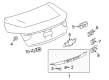 Chevy Impala Emblem Diagram - 84690297