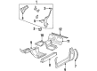 1989 Chevy Corvette Floor Pan Diagram - 14104869