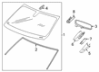 Chevy Silverado 1500 Mirror Cover Diagram - 84398371
