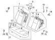 2008 Chevy Aveo Seat Cushion Pad Diagram - 96870080