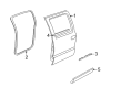 Chevy S10 Weather Strip Diagram - 15169210