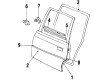 1985 Pontiac 6000 Door Moldings Diagram - 12331345