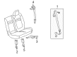 2014 Buick Enclave Seat Belt Diagram - 19299658