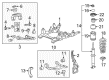 Cadillac CTS Control Arm Diagram - 25862781