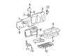 2004 Cadillac Escalade EXT Seat Cushion Pad Diagram - 88941633