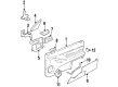 1994 Oldsmobile Achieva Door Moldings Diagram - 16654855
