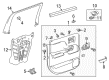 2018 Chevy Silverado 1500 Weather Strip Diagram - 23229392