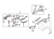 2008 Pontiac G5 Fender Splash Shield Diagram - 25859809