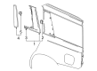 2022 Cadillac Escalade Door Moldings Diagram - 86814812
