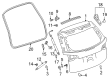 GMC Lift Support Diagram - 84223874