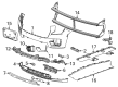 GMC Yukon XL Bumper Diagram - 84861004