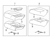2018 Chevy Spark Seat Cushion Pad Diagram - 95433613