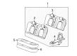 2009 Buick Lucerne Seat Cushion Pad Diagram - 15888184