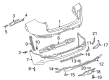 GMC Bumper Diagram - 84341007
