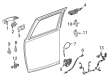 GMC Door Latch Cable Diagram - 23506187