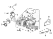 Oldsmobile Silhouette Air Filter Diagram - 25099929