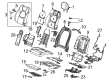 2022 Cadillac CT5 Seat Cushion Pad Diagram - 84715440