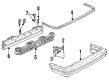 Pontiac Grand Am Bumper Diagram - 22545457