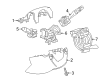 Chevy Equinox Steering Column Cover Diagram - 84437744