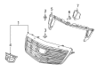 Cadillac ATS Emblem Diagram - 23157690