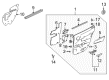 2004 Pontiac Grand Prix Weather Strip Diagram - 15248227